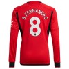 Original Fußballtrikot Manchester United B. Fernandes 8 Heimtrikot 2023-24 Langarm Für Herren